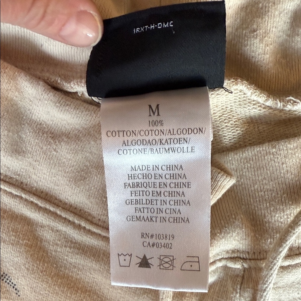 Harley-Davidson Cream Pants with Red and Black Graphics Flare Leg - Picture 3 of 8